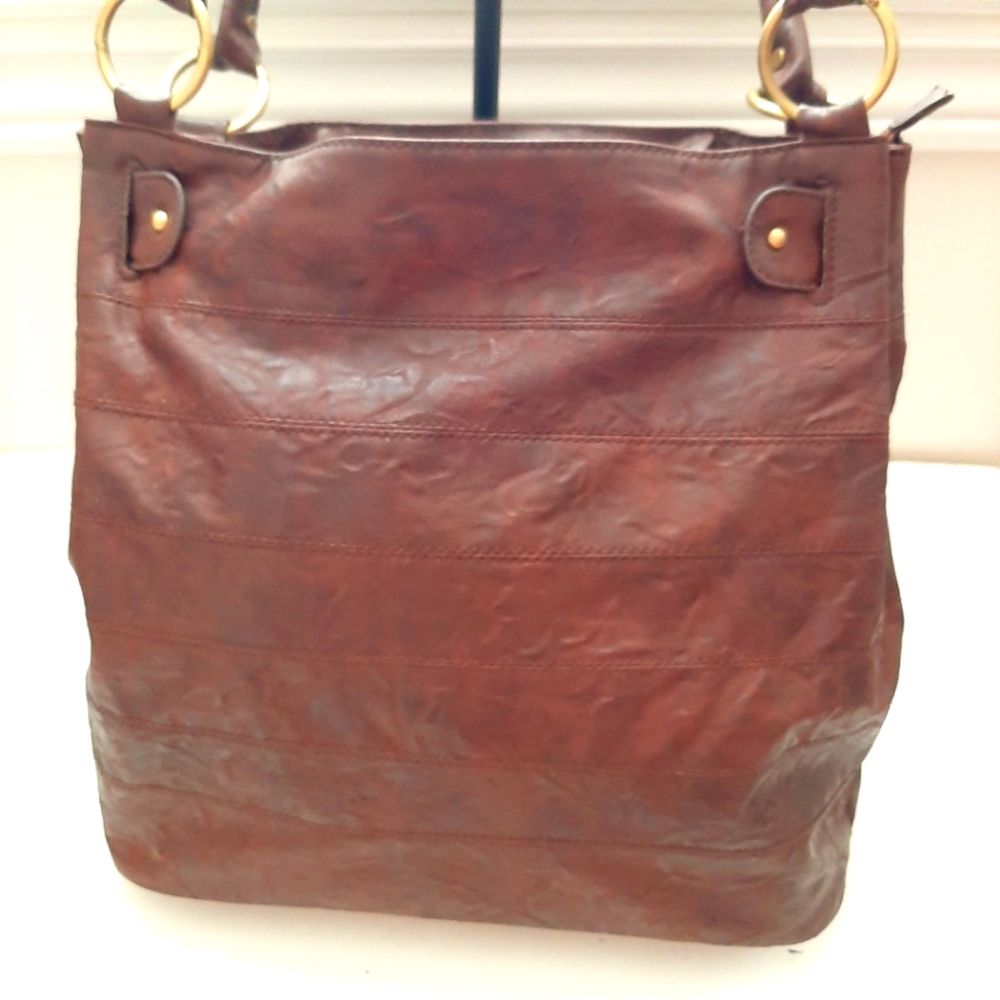 Natura Vegan Leather Shoulder Bag